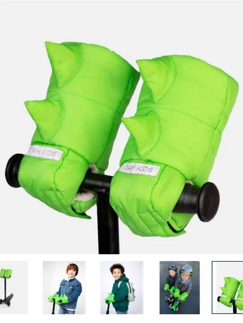 7AM Kids Scooter Warmmuffs - Dino - One Size